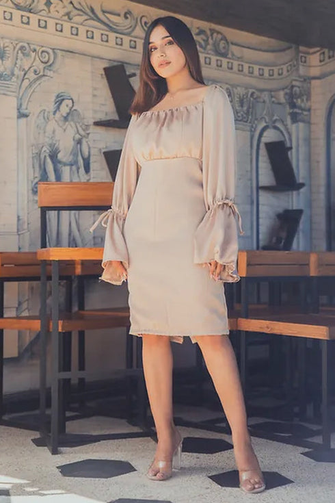 The Formal Gold Dress